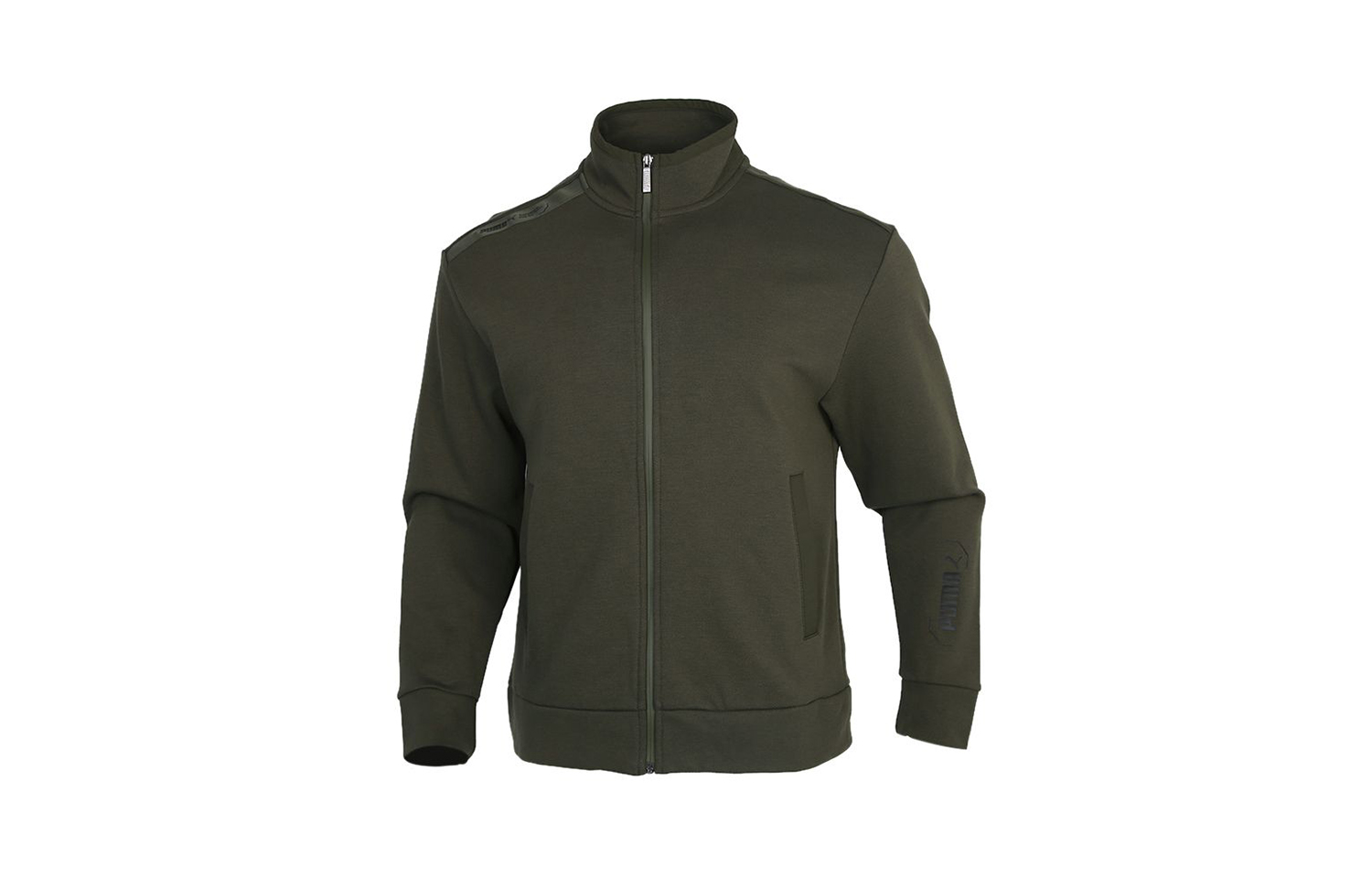 Puma Casual Knit Jacket Dark Green 585258-70