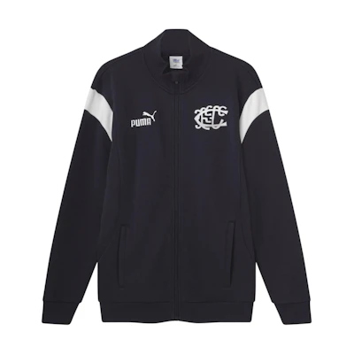 Puma Casual Letterman Jacket Deep Navy Blue/White 775512-01