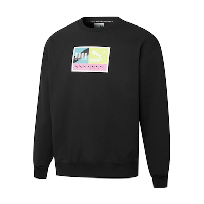 Puma Casual Logo Printed Solid Sweatshirt - Black 535326-01