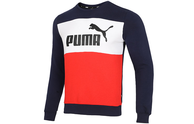 Puma Casual Long-Sleeve Crewneck Sweatshirt Multicolor 849561-06