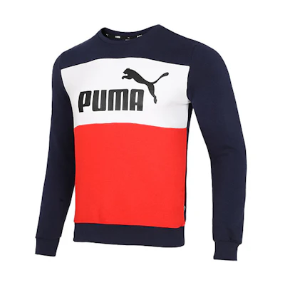 Puma Casual Long-Sleeve Crewneck Sweatshirt Multicolor 849561-06