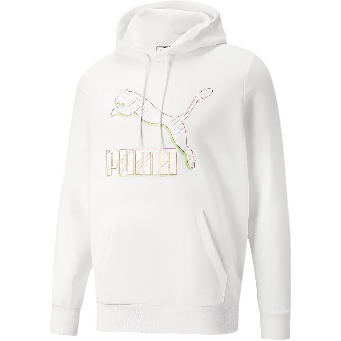 Puma Casual Printed American Sweatshirt White 531370-57