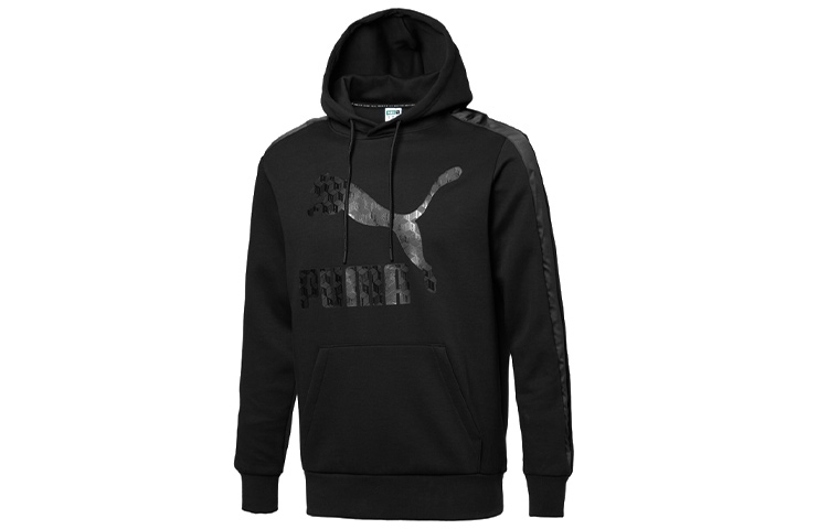 Puma Casual Printed Black Hoodie 596739-01
