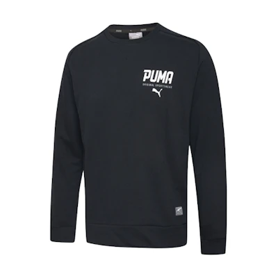 Puma Casual Printed Crewneck Sweatshirt - Black 594103-01