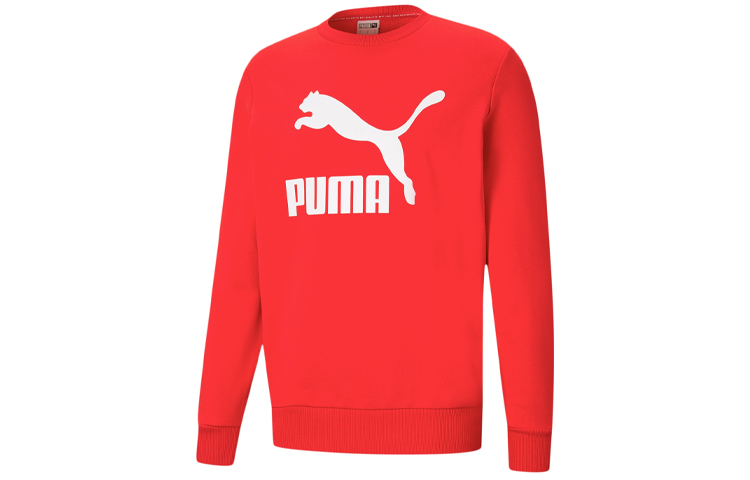 Puma Casual Printed Crewneck Sweatshirt Red 531366-11