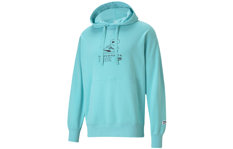 Puma Casual Printed Hoodie Angel Blue 531429-49