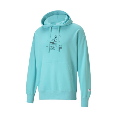 Puma Casual Printed Hoodie Angel Blue 531429-49