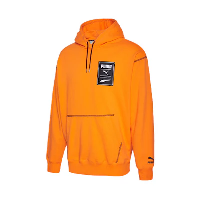 Puma Casual Printed Hoodie Bright Orange 597886-80