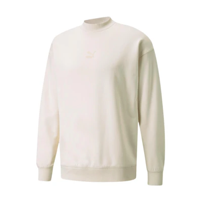 Puma Casual Printed Mock Neck Long-Sleeve Sweatshirt White 533102-99
