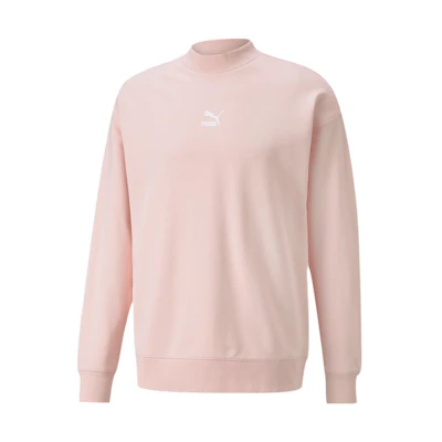 Puma Casual Printed Mock Neck Sweatshirt Lotus Pink 533102-36