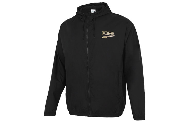 Puma Casual Sports Hooded Zip Jacket Black 531487-01