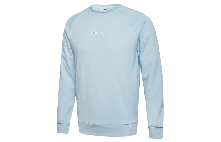 Puma Casual Sports Pullover Sweatshirt Unisex Light Blue 597358-17