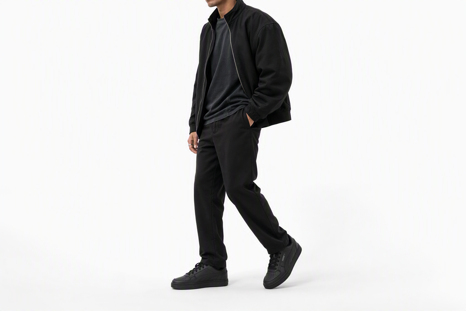 Order PUMA Caven 2.0 防滑耐磨 低幫 板鞋 男女同款 黑