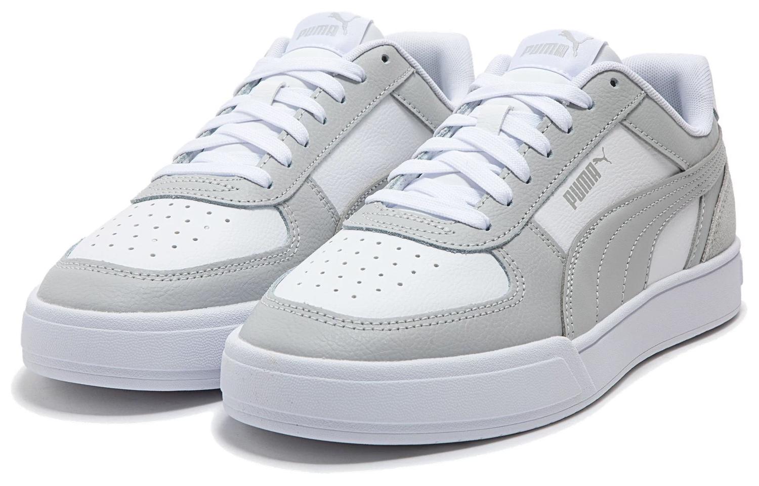 Lookbook PUMA Caven 2.0 防滑耐磨 低幫 板鞋 男女同款 白灰