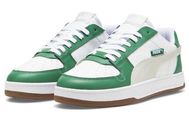 Lookbook PUMA Caven 2.0 防滑耐磨 低筒 滑板鞋 男女款 白綠灰