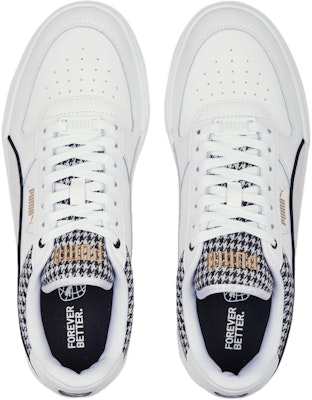 Puma Caven Dime Houndstooth 'Putih Hitam Emas' 389329-01 Shop Puma Caven Dime Houndstooth 'Putih Hitam Emas' 389329-01