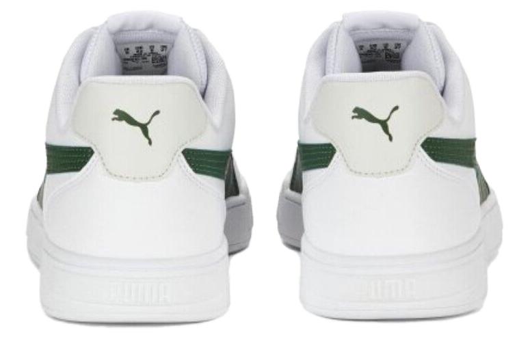 Shop PUMA Caven 防滑耐磨 低筒 板鞋 男女款 白綠