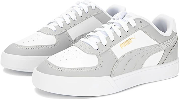 PUMA Caven 防滑耐磨 低筒 帆布鞋 男女皆宜 白灰色 Shop PUMA Caven 防滑耐磨 低筒 帆布鞋 男女皆宜 白灰色