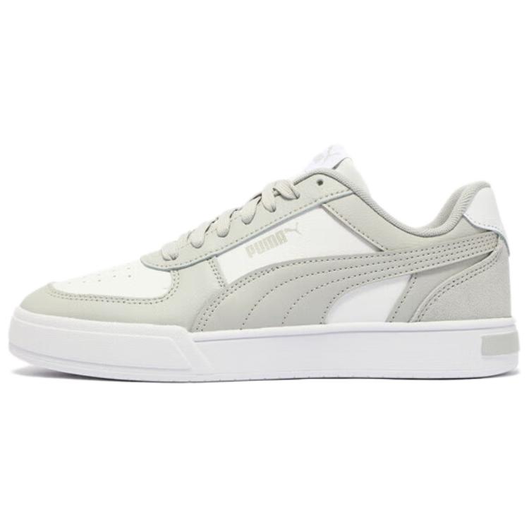 PUMA Caven Gray White Low-Top Sneakers Lightweight Comfort 399398-11