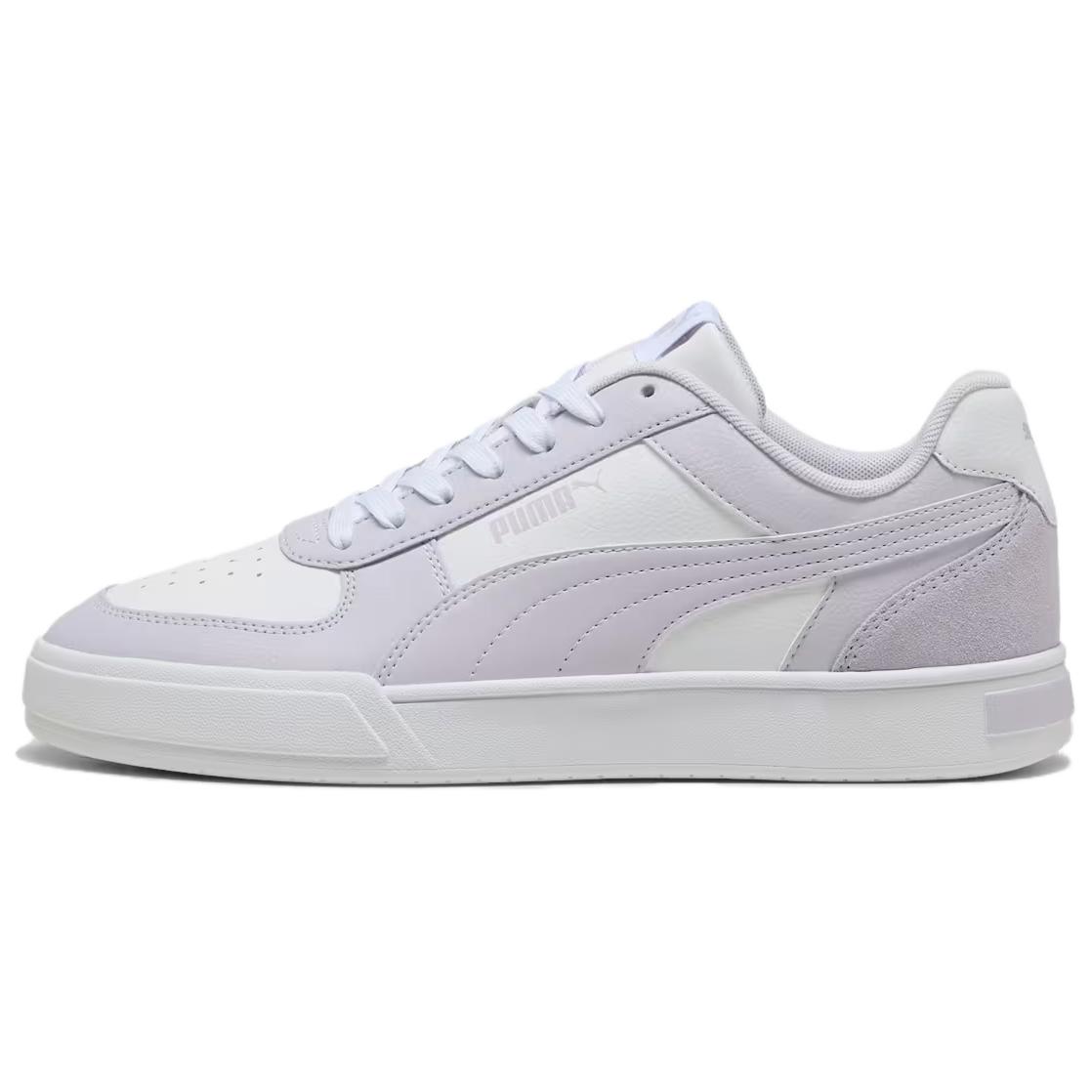 PUMA Caven Low-Top Sneakers White Purple Casual Durable Shoes. 399398-09