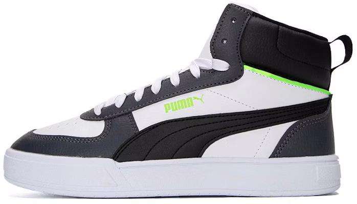 PUMA Caven 防滑耐磨 中筒 球鞋 兩性款 黑白綠 Buy PUMA Caven 防滑耐磨 中筒 球鞋 兩性款 黑白綠