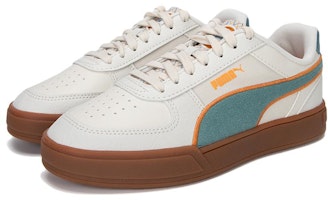 PUMA Caven 復古風格 防滑耐磨輕便 低筒 帆布鞋 男女款 米色 Lookbook PUMA Caven 復古風格 防滑耐磨輕便 低筒 帆布鞋 男女款 米色