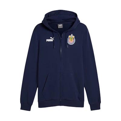 Puma CD Guadalajara SS24 Logo Hoodie Jacket Blue White 778745-10