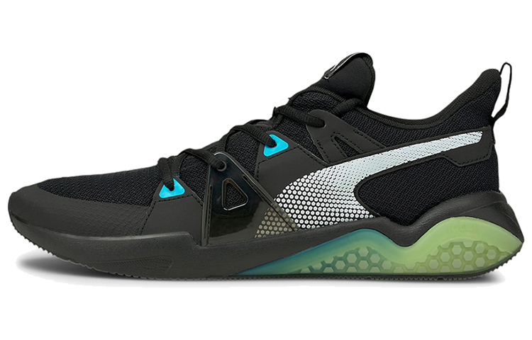 Puma Cell Fraction Fade Running Shoes Black/Green/White 194372-03
