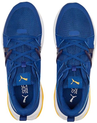 PUMA CELL Fraction Mesh 減震防滑耐磨 低筒 跑步鞋 男款 藍黃 Lookbook PUMA CELL Fraction Mesh 減震防滑耐磨 低筒 跑步鞋 男款 藍黃