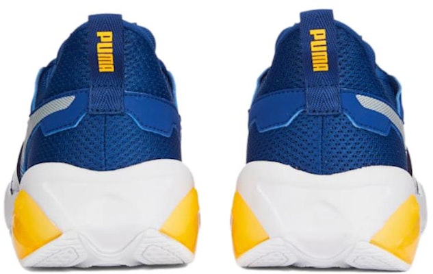 PUMA CELL Fraction Mesh 減震防滑耐磨 低筒 跑步鞋 男款 藍黃 Shop PUMA CELL Fraction Mesh 減震防滑耐磨 低筒 跑步鞋 男款 藍黃