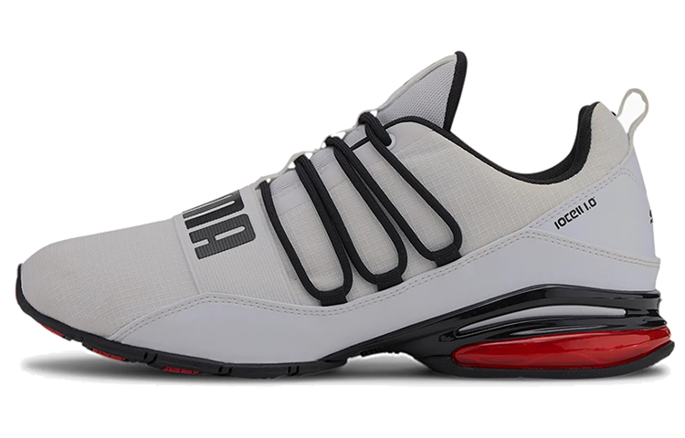 Puma Cell Regulate Mesh Low-top Running Shoes Black/Grey/Red 193720-03