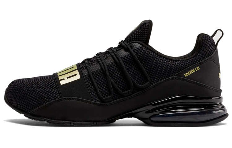 Puma Cell Regulate Woven Black/Gold Running Shoes 192491-06
