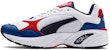 Puma Cell Viper Kulit Hitam/Putih/Biru Kasut Rendah 370996-02