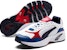 Puma Cell Viper Kulit Hitam/Putih/Biru Kasut Rendah 370996-02