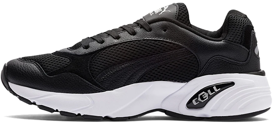 Puma Cell Viper Cuir Noir/Blanc Baskets Basses 370996-04 Buy Puma Cell Viper Cuir Noir/Blanc Baskets Basses 370996-04
