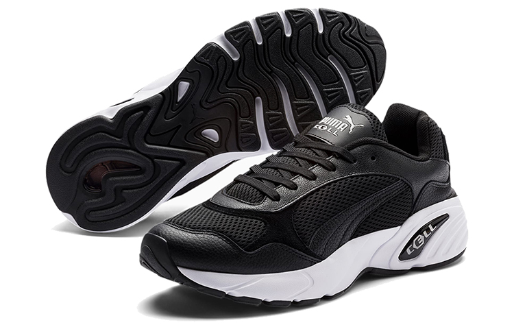 Purchase Puma Cell Viper Cuir Noir/Blanc Baskets Basses 370996-04