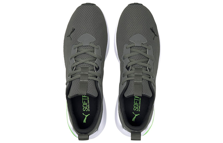 Lookbook 彪馬 Cell Vive 清爽款 減震耐磨防滑 低幫跑步鞋 灰綠色