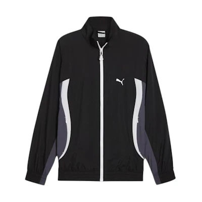 Puma CELLERATOR Black Windproof Track Jacket with Zipper and High Collar 625428-51