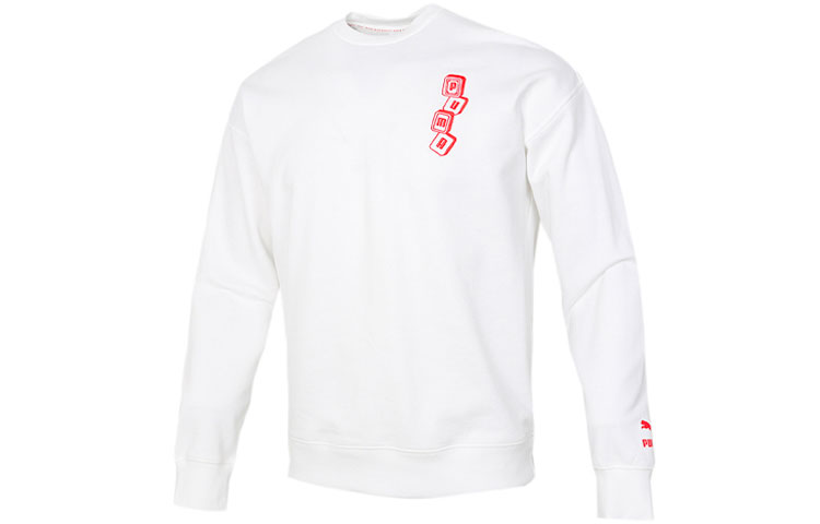 Puma Chinese New Year Mahjong Crewneck Sweatshirt White 531298-02