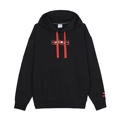 Puma Chinese New Year Mahjong Hoodie Black Pullover Sweatshirt 531299-01