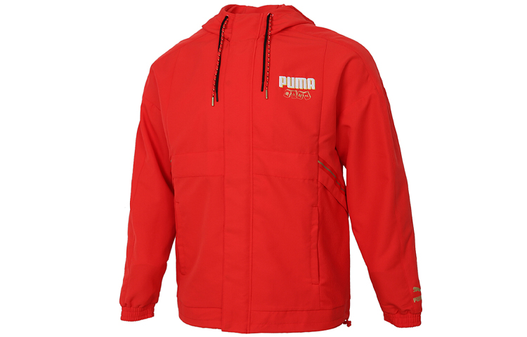 Puma Chinese New Year Mahjong Hoodie Jacket Red Men’s Casual Sportswear 531297-23