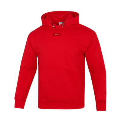 Puma Chinese New Year Red Knit Hoodie Retro Style Casual Sweatshirt 536049-11