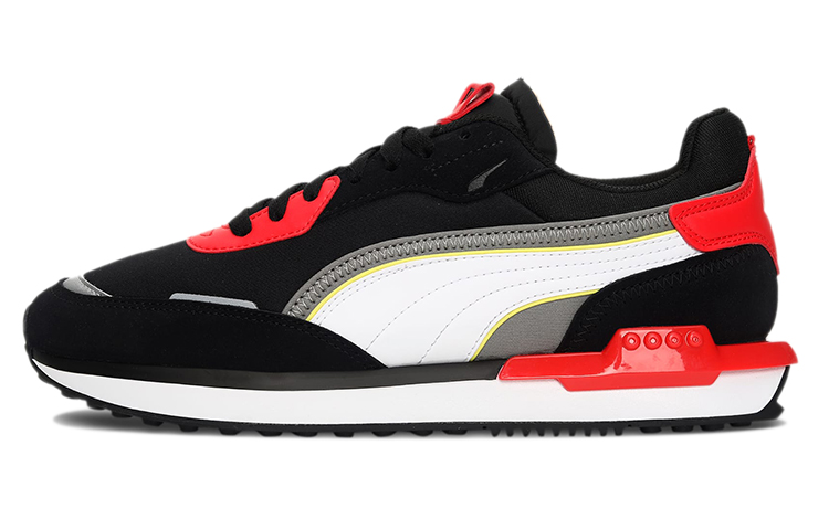 Buy Puma City Rider 'Negro Blanco Rojo' 382044-07
