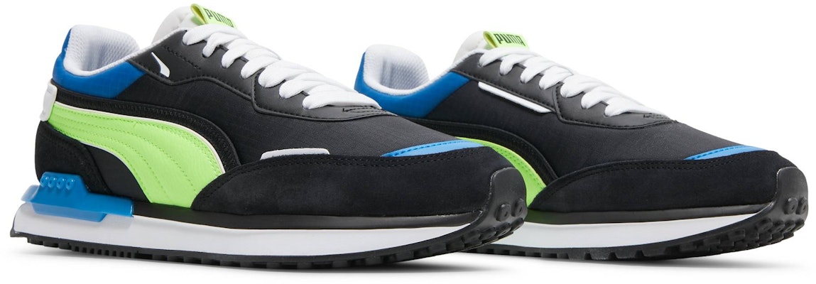 Puma City Rider 'Electric - Black Green Glare' 382045-01 Cheap Puma City Rider 'Electric - Black Green Glare' 382045-01