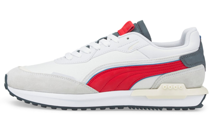 Puma City Rider 'Electric White Red Grey' 382045-06