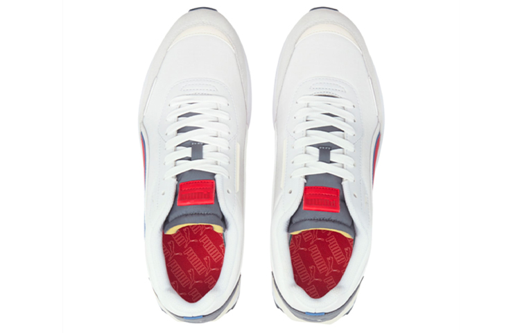Lookbook PUMA City Rider Electric 低幫 運動休閒鞋 男款 白紅灰