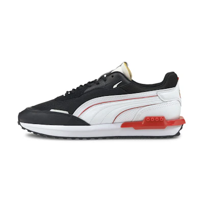 Puma City Rider As Low-Top Black/White/Red