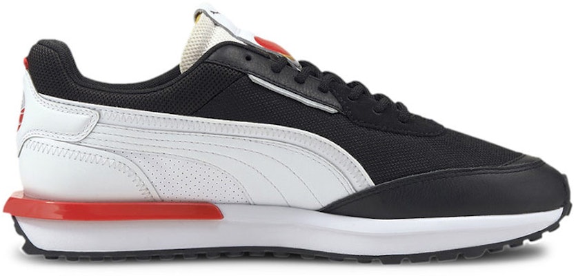 Puma City Rider As Low-Top Black/White/Red 382554-01 Order Puma City Rider As Low-Top Black/White/Red 382554-01