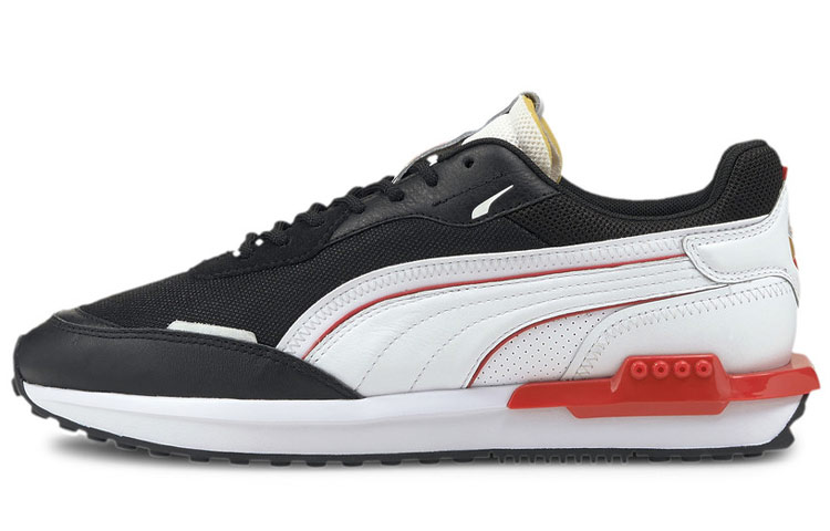 Puma City Rider As Low-Top Black/White/Red 382554-01