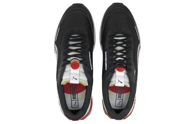 Lookbook Puma City Rider Low-Top Hitam/Putih/Merah 382554-01